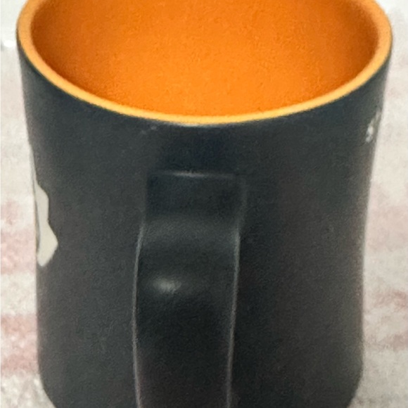 Starbucks Orange Mermaid Etched Design Collectible Coffee Mug Set of Two - Picture 3 of 10